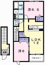 フィールドパレスＶの物件間取画像